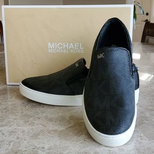 Michael Kors Black Keaton Slip On